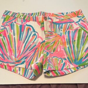 Lilly Pulitzer High Waist Shorts in Pink, Blue, and Green
